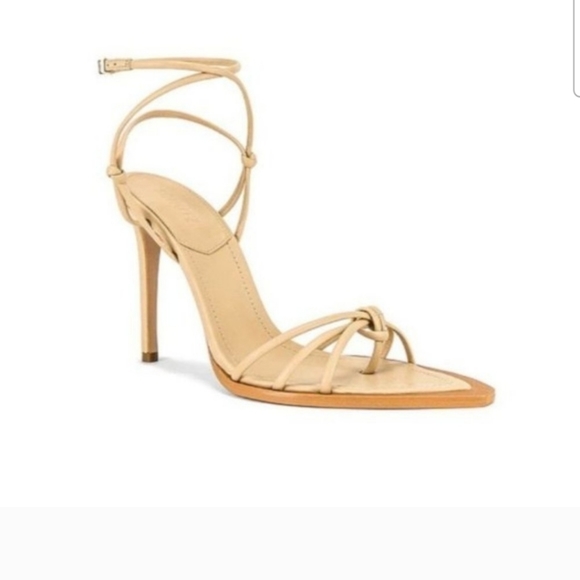 SCHUTZ Beige Strappy Heels - Picture 1 of 8